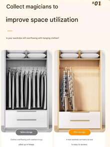 This Multi-Functional Trouser Rack, Also Known As A Folding Trouser Rack, Is A Space-Saving Multi-Layer Stainless Steel Storage Trouser Clip Designed Specifically For Home Use. Made Of Aluminum Alloy, It Offers Efficient Organization And Storage