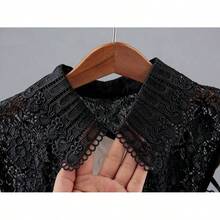 Collar Detachable Dickey Collar Blouse Half Shirts Collar Women - Black C - View 5