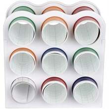 ArtBin 6864AS Estante de almacenamiento de vinilo, almacena 12 rollos de vinilo, color(Mini estante de almacenamiento de vinilo) - Multicolor - Ver 13