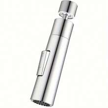 1个厨房水龙头防溅罩，双模式可调，蔬菜水槽盆体延伸器，可旋转高压喷水喷嘴，通用连接器 - 彩色 - 查看 9