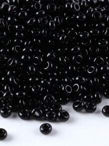 GO2CJBEADS DIY串珠工艺材料 10克手链珠 多色 2毫米圆形玻璃珠，用于珠宝制作