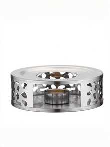 Japanese Hollow Candle Heating Base Stainless Steel Teapot, Glass Teapot, Stainless Steel Teapot Warmer With Candle Base - No Electricity Needed, Suitable For Home And Restaurant Use