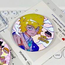 1件《灵能百分百》动漫高清周边商品，衍生粉丝自制徽章 - 彩色 - 查看 8