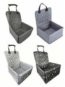 1pc Foldable Waterproof Pet Car Seat Cover, Anti-Slip Protective Mat For Pets, Suitable For Outdoor Travel, All Seasons