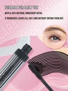 MISSLYN 超级丰盈纤长睫毛膏，黑色，丰盈睫毛膏，纤长睫毛膏，可叠加丰盈，持久纤长，纯素，无动物实验 - #1 Black - 查看 6