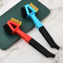 1pc Manual Steel Wire Cleaning Brush, Suitable For Stove, Oven, Grill, Degreasing, Household Cleaning Tools - Multicolor - View 2