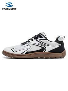 HOBIBEAR 1双高品质女士透气网面赤足跑鞋，加宽鞋楦，橡胶防滑外底，零落差极简训练徒步鞋 - 淺灰色 - 查看 2