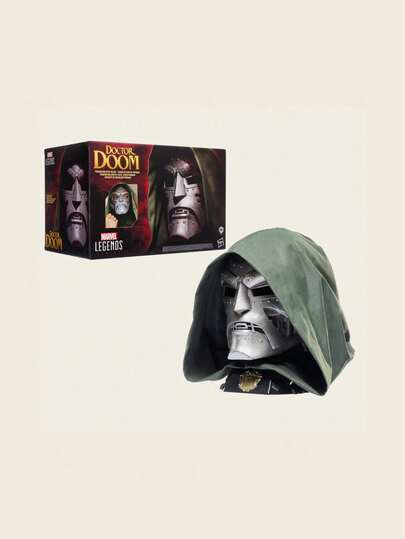 Hasbro Legends Series - Doctor Doom Premium Roleplay Helmet, Great Gift For Collectors And Fans, Adjustable Fit, Cosplay Outfit, No Batteries Included, Surprise Gift