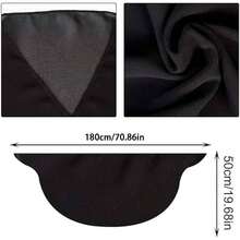 2 Pareos de Playa Mujer Cortos, Short, Vestido Ajustable, Sarongs, Cover - black;Blanco + Poliéster - Ver 1