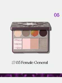 GIRLCULT Face Palette 05 Blazing Heart, Newly Upgraded Texture, All-In-One Makeup Palette, Curated Color Selection, Harmonious Tones, Silky Blush, Radiant Highlighter, Buildable Formula, Multifunctional Use, Long-Lasting Wear, Everyday Makeup, Special Occasions-13g/0.46 Oz - 05 - 查看 7