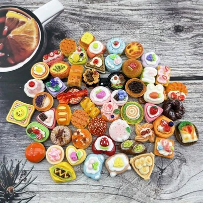 20PCS Handmade DIY Accessory Materials Mini Accessories Hair Clips Hair Ties Cute Decorations