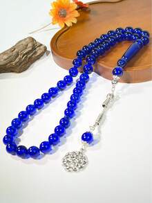 1 pieza Colgante de 45 cuentas musulmán de un solo hilo, con textura suave y cómoda, accesorios religiosos portátiles de cuentas de oración islámicas - Multicolor - Ver 9