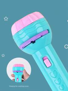 Children's Flashlight Toy - Fun Projection Patterns, Promote Cognitive Development. Elephant/Dolphin Patterns. Includes 24 Picture-Style Educational Toys, Suitable For Early Learning. LED Projection Flashlight. Suitable As Holiday Gifts And Decorations. (Flashlight, Projection Slides, Colors And Styles Shipped Randomly) - Multicolor - View 7