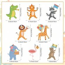 DCarnival Animals Banner Circus Party Animal Garland Animals Performers Banner Carnival Party Decorations For Circus Animal Birthday Baby Shower Party Plies - Động vật lễ hội - Xem 2
