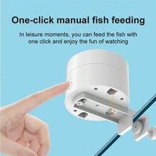 SHYFISH WiFi定时自动喂鱼器，智能迷你鱼缸自动喂食器 - 白色 - 查看 5