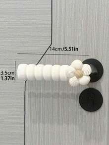 Protezione floreale per maniglia porta, copri morbido e caldo, anti-collisione per la casa, manica isolante universale anti-statica per serratura porta, decorazioni per Galentines, cuccioli, carnevale, feste, Festa della Donna, elementi essenziali da viaggio, bomboniere per matrimoni, stile Y2K, camera da letto, accessori auto per donne, decorazioni per la cucina - Multicolore - Visualizzare 2