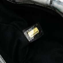 CHANEL Authenticated  PRE-OWNED Medium Calfskin Hand Painted Graffiti Flap Bag - White - View 6