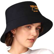 Relaxed Letter & Graphic Print Dont Touch My CAT Operator Driver Fan Caterpillar T222 Graphic Bucket Hat - Stylish Unisex Streetwear Fisherman Sun Hat For Outdoor Adventures, Travel, Vacations & Beach Days - A - Xem 5