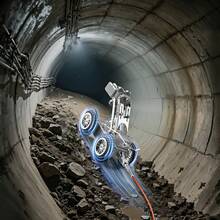 Sewer Pipe Inspection Robot, 394FT Pipeline Detection Crawling Robot With 2MP Front/Rear Cameras & Touchscreen Tablet, IP68 Plumbing Camera With Lights & Distance Counter For Industrial Pipes - 120m - View 9