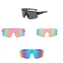 1pc Unisex Colorful Ski Goggles, Bicycle Motorcycle Goggles, Sports Windproof Dustproof Goggles - Multicolor - View 2