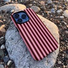 GIIPPA This Striped Phone Case Features A Vertical Striped Design, Compatible With IPhone 16, 15, 14, 13, 12, And 11 Pro Models. Made Of TPU Material, It Provides Shock Protection. It Is The Perfect Gift For Family, Friends, Kids, Birthdays, Spring Breaks, Or Your Boyfriend. - Multicolor 1 - View 1