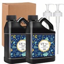 500g/1000g Upgraded Epoxy Resin Transparent UV Glue, Resin Casting, Ultraviolet Rapid Curing, DIY Jewelry & Crafts Making - Multicolor 1 - View 16