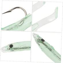 8 Piezas Cebos Artificiales para Herramienta de Vivid y Reutilizable - Verde claro - Ver 9
