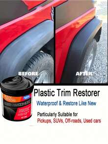 Nano-Enhanced Black Decorative Renewal Wax For Car Paint, Tires And Rubber Repair Paste, Car Interior Polishing And Maintenance Paste, Car Renewal Wax, Car Renewal Repair Paste, Essential For Car Dealers, Car Maintenance Accessories To Make Your Car Look Brand New, Auto Parts - Multicolor - View 2
