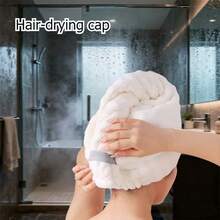 1个女士长发速干帽，超强吸水速干毛巾帽，多种颜色可选，适合女性使用。速干超细纤维毛巾帽，吸水性强，速干！可用作吹风帽或头巾。也可作睡眠帽使用。 - 彩色 - 查看 2