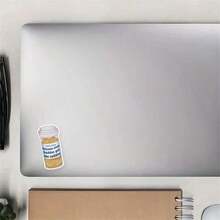 1pc 3-Inch Removable Waterproof Durable Fun Mental Health Awareness Sticker - Great Gift For Friends And Nurses, Cute Anti-Depression Themed Sticker - Multicolor - View 3