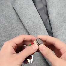 1/10个装磁性按扣，缝纫用隐形磁性纽扣，DIY磁性扣件，适用于口袋、缝纫、手提包、服装等。 - 彩色 - 查看 8