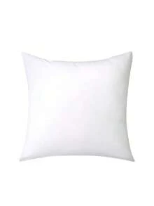 1pc/2pcs European & American Style Throw Pillow Insert, High Resilience Fiber Filled, White Non-Woven Fabric, Square Sofa Cushion Insert, Suitable For Living Room, Bedroom, Car Decor And Holiday Party Decoration - White - View 13