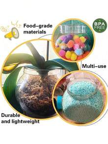 Bộ 10 hũ nhựa trong suốt 350ml có nắp đậy, miệng rộng, thích hợp để trên mặt bàn bếp, có thể đựng kẹo, kẹo dẻo, bánh quy và đồ ăn vặt, cũng có thể dùng để trang trí nhà cửa, đựng đồ dùng trong các bữa tiệc và dịp lễ. - Nhiều màu - Xem 3