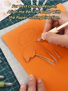 3支/套 多色伸缩美工刀笔 - 压力激活刀片轻松伸出，耐用PP材质 - 适用于纸张切割、卡片制作和开箱 - 透明笔身，小巧便携，颜色和款式随机