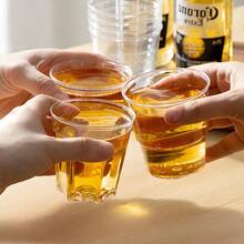 50 PCS 1.7oz/50ml Clear Plastic Wine Glasses - Reusable Cups For Parties, Gatherings & Tastings - 透明色 - 查看 7