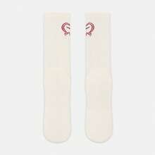 Nike 1 Pair Unisex Crew Socks, Valentine's Day Design - White - View 3