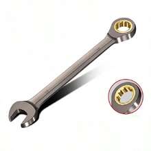 72-Tooth Ratchet Wrench, Small Opening, Automatic, Dual-Use Wrench, Labor-Saving Wrench. - Multicolor - View 6