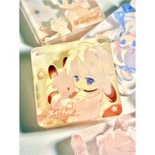 Bộ quân mạt chược bằng acrylic trong suốt, trang trí bàn làm việc theo phong cách hoạt hình anime, phụ kiện anime, đồ trang trí, quà tặng, quà tặng ngày lễ, quà sinh nhật, quà Giáng sinh. - Nhiều màu - Xem 5