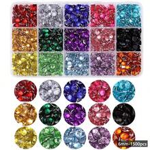 16000PCS 40 Colors Resin Jelly Rhinestones For Nail Bedazzling, 3mm/4mm/5mm Flatback Gems For Crafting, Bedazzling Kit For Clothing Shoes Nail Make Up Book Diamond Art - 彩色 - 查看 9