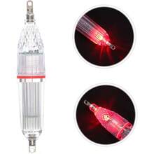 Accesorios de Pesca Nocturna Manos Impermeable Bote carnada lmenes luz de Cebo de Pesca lmpara de seuelo de Pescado luz de Pesca bajo el Agua Equipo de Pesca fotovoltaica Rojo - Rojo - Ver 9