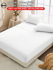 2/3 件套 100% 纯棉床单套装，纯色床上用品套装，柔软透气床垫保护套，亲肤床罩套装，适合所有季节和床型（单人床、双人床、大号床、特大号床）