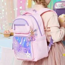 Llavero de Moda Letra Inicial, Llavero con Inicial de Resina, Dije para Bolso Mochilas, Regalo Personalizado para Mujer - Morado + B - Ver 4