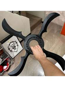 1个升级版 - 动态旋转手里剑 - 3D打印高精度桌面玩具 - 日本动漫主题飞镖 - 创意减压玩具 - 收藏展示粉丝礼物 - 完美礼物 - 彩色 - 查看 6