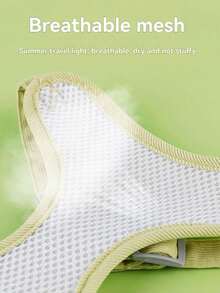 LANGXINGCS 可爱花卉图案猫咪胸背带套装，舒适轻便，防逃脱宠物胸背带套装