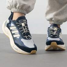 Adidas 阿迪达斯儿童男女通用休闲运动鞋，春季休闲运动鞋 - 黑藍色 - 查看 2