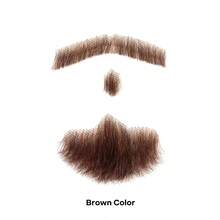 Fake Beard Goatee Beard Realistic 100% Human Hair Full Hand Tied Goatee False Beards Lace Invisible Fake Mustache For Halloween Dressing Men Makeup Entertainment/Drama/Party/Movie - Multicolor - View 6