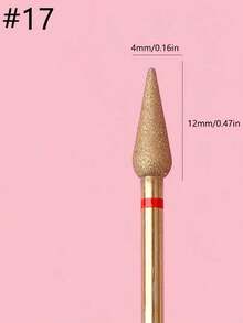 Punte per trapano in lega di titanio, rimozione professionale di cuticole e pelle morta - Dorato - Visualizzare 8