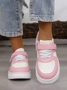 1 Pair Girls' Spring New Soft Bottom Fashion Versatile Casual Slip-On Sneakers - Pink - View 5