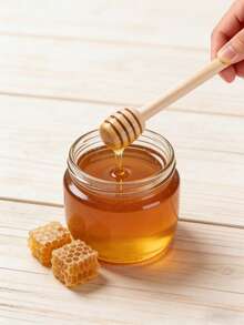 1pack/10pcs Honey Dipping Sticks, Wooden Honey Stirring Sticks, Honey Spoons, Milk Coffee Tea Spoon Extractor Long Handle Honey Stirring Kitchen Tools, Honey Dipping Sticks, Wooden Honey Dipping Sticks, Wooden Honey Spoons, Creative And Practical