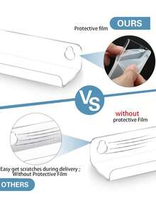 4/8pcs Acrylic Vinyl Record Display Stand, Wall Mount Album Artwork Record CD Floating Shelf Rack Room Decor - Transparent - View 8